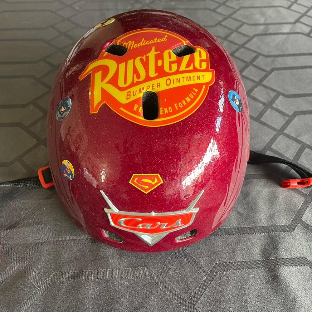 Red Cars Themed Helmet